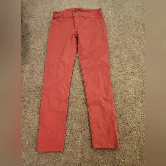 DL1961 Orange Legging Straight Leg Jeans Size 29 Womens #F163 - Picture 1 of 5